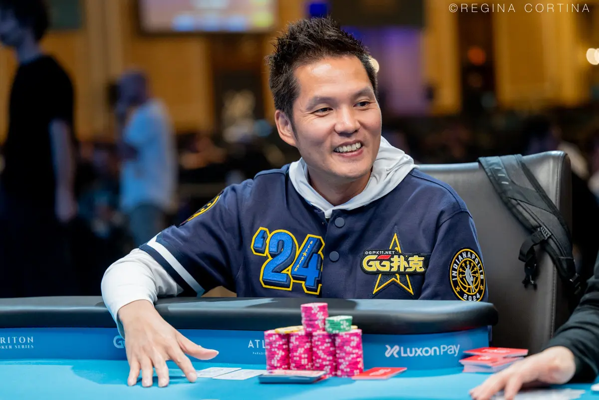 Tony 'Ren' Lin pictured during a WPT Global event.