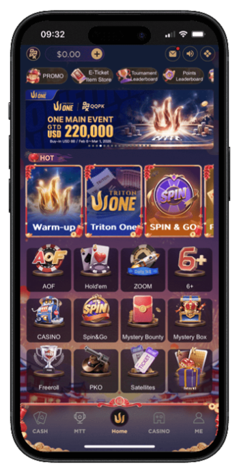 QQPK poker site screenshot